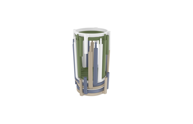 Benjamin Barstool 45 Green