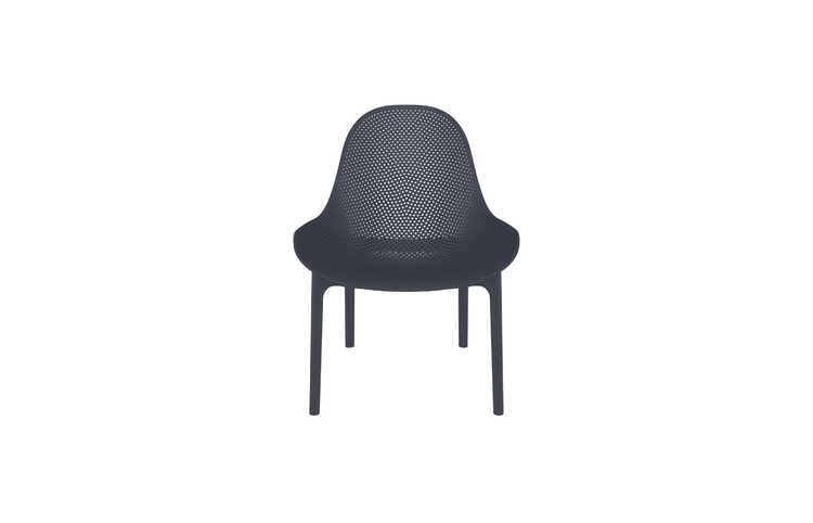 Carmila Lounge Chair Dark Grey