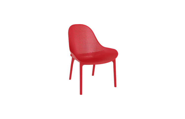 Carmila Lounge Chair Red