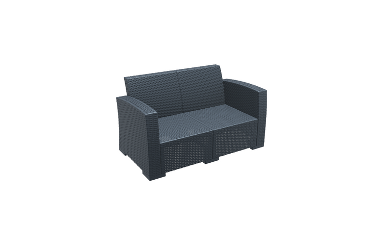 Wairuna 2 Seater Sofa Dark Grey